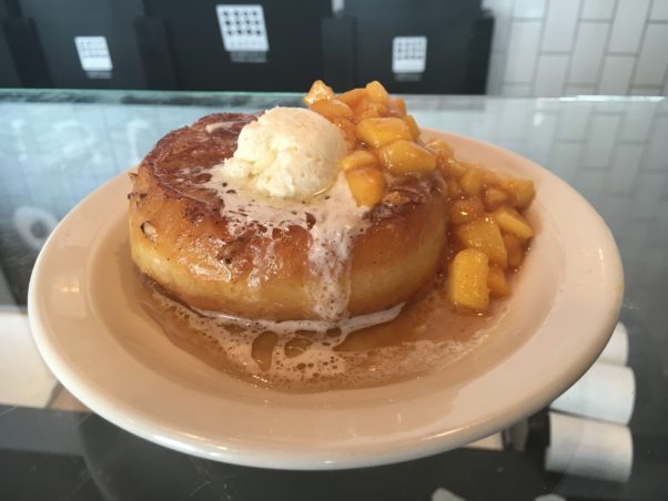 Astro Doughnuts and Fried Chicken has added a French toast doughnut with peach compote. (Photo: Astro Doughnuts and Fried Chicken)