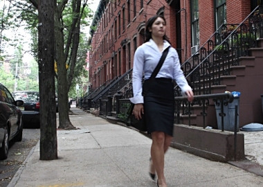 If you can't exercise during the day, park on the far side of the parking lot or a few blocks from the office and walk the rest of the way. (Photo: Getty Images)
