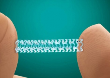 Absorb is made of a naturally dissolving material, similar to dissolving sutures.gradually dissolves after one year and completely disappears in about three years. (Photo: Medstar Heart & Vascular Institute)