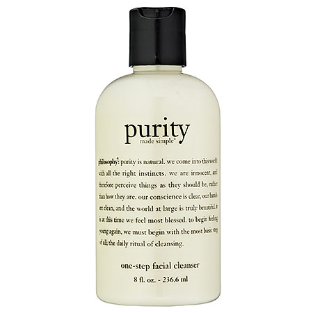  Philosophy’s Purity Made Simple One-Step Facial Cleanser is pure and gentle around the eyes. (Photo: Sephora)