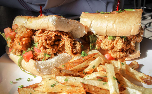 Ben's Upstairs, formerly Ten 01,on H Street NE is serving a mix of Caribbean and Southern Cuisine including fried oyster po'boy sandwiches. (Photo: Ben's Upstairs)