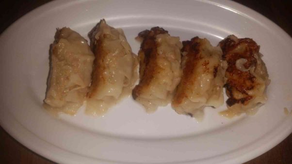 The gyoza -- fried pork dumplings -- weren't as tasty as the ramen. (Photo: Mark Heckathorn/DC on Heels)