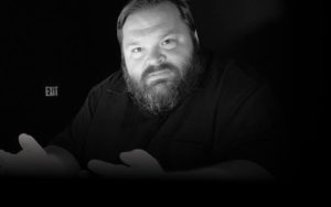 Mike Daisey (above) tells the tale of Donald Trump from his days as a rich youngster to his days as a very famous, very rich man in <em>The Trump Card</em> at Woolley Mammoth Theatre. (Photo: Woolley Mammoth Theatre)