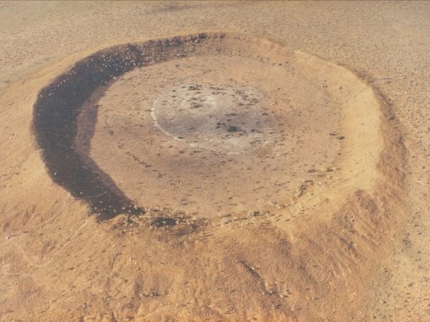 Wolfe Creek Crater was created by a meteorite.  (Photo: Tourism Austrailia)