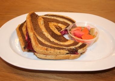 roasted beet rueben at On Rye