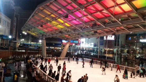 Silver Sping converts Veterans Plaza to an ice skaing rink. (Photo: Silver Spirng Ice Skating Rink)