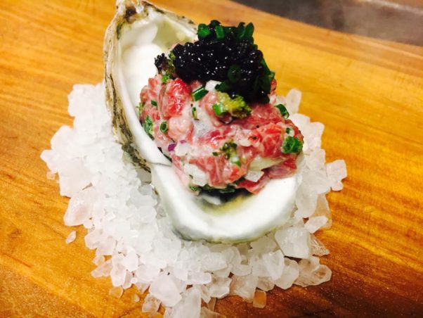 Del Campo will serve its "Feasts of the Seven Beasts" from 5-10 p.m. Christmas Eve including bison tartare. (Photo: Del Campo)