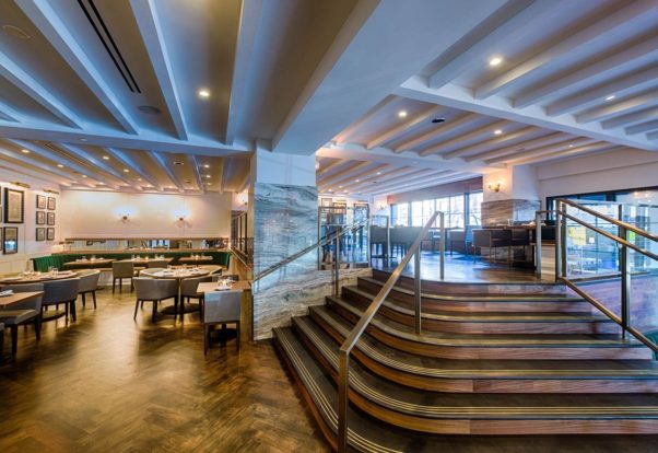 The multi-level Tredici Enoteca opens Monday in the St. Gregory Hotel serving food from the Mediterranean region. (Photo: Rey Lopez)