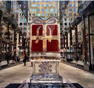 CityCenterDC will feature more than 20 fashion-themed ice sculptures and ice carving demonstrations on Saturday. (Photo: CenterCityDC)