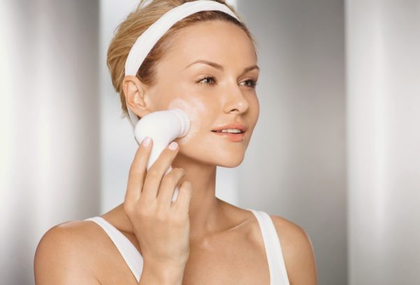 You can get a microdermabrasion facial at home using Mary Kay's TimeWise Microdermabrasion Plus Set and Skinvigorate Cleansing Brush. (Photo: Mary Kay)