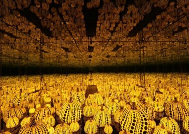 Yayoi Kusama's All the Eternal Love I Have for Pumpkins is included in the Hirshhorn's new display. (Photo: Hirshhorn)