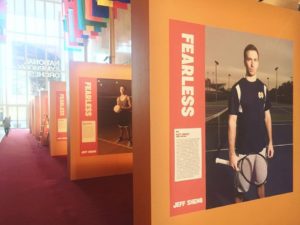 Jeff Sheng's more than 200 photos of GLBTQ athletes and their stories wraps up this weekend at the Kennedy Center. (Photo: Kennedy Center)