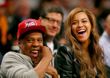 Beyonce and Jay-Z are super famous, yet still manage to look like a real, everyday couple. (Photo: Getty Images)