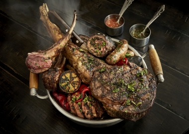 Del Campo meat platter. (Photo: Greg Powers)