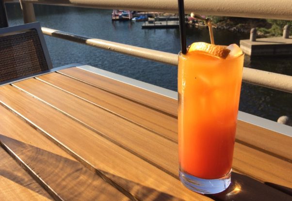 Red's Talbe in Reston is serving five $10 spring cocktails to sip on the restaurant's two patios over looking the lake including this I Wish I Was Still in Jamaica with light rum, dark rum, orange juice, mango and pineapple. (Photo: Red's Table)