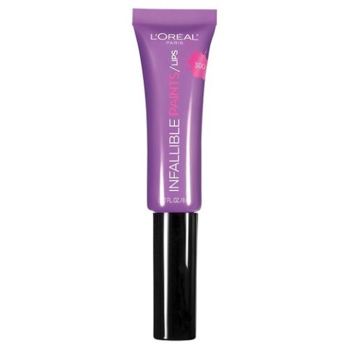 Lilac lust from L'Oreal's Infallible Paint/Lips line is made with high impact pigments and comes with a designer applicator tip. (Photo: L'Oréal)