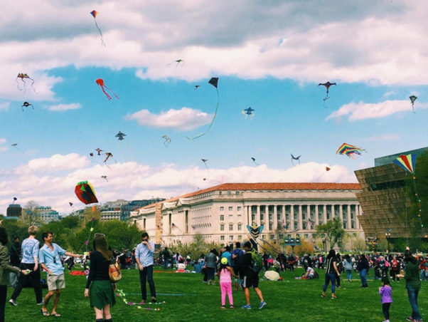 The Blossom Kite Festiva is Saturday from 10 a.m.-4:30 p.m. at the Washington Monument. (Photo: alinarose/Instagram)l 