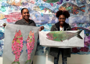 Make a fish windsock at the Aquatic Resources Education Center for next weekend's bike parade during the Anacostia River Festival. (Photo: ArtReach)