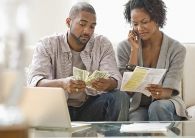 Figure out your finances before marrying your significant other to avoid unnecessary stress. (Photo: Jose Luis Pelaez/Getty Images)