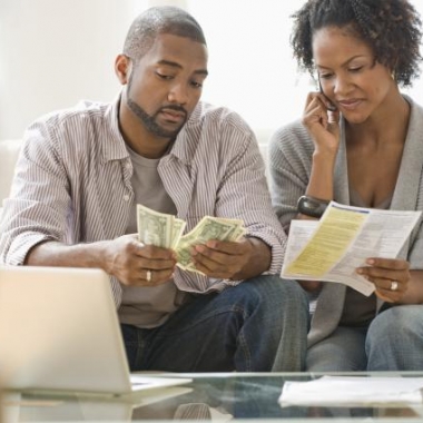 Figure out your finances before marrying your significant other to avoid unnecessary stress. (Photo: Jose Luis Pelaez/Getty Images)