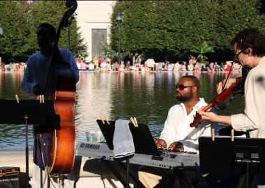 Jazz in the Garden returns for its 17th year on Friday night at the National Gallery of Arts' Sculpturee Garden. (Photo: MrTinDC/Flickr)