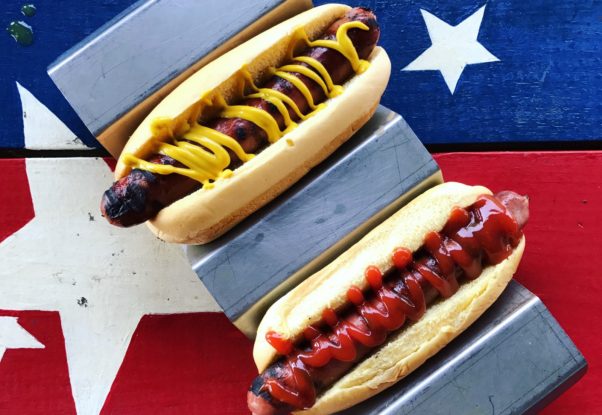 Mustard tops ketchup on hot dogs, according to JJ;s Red Hots hot dog joint. (JJ's Red Hots)