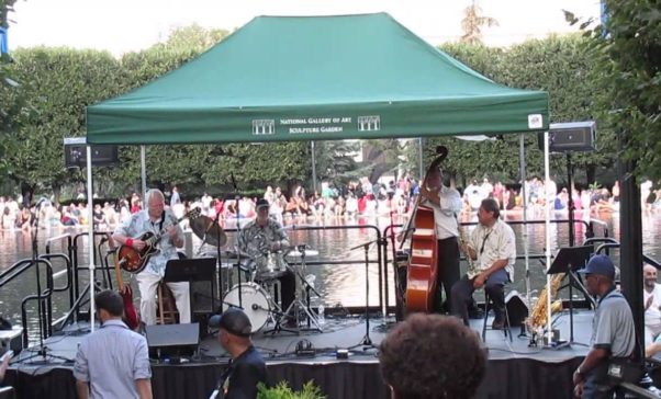The National Gallery of Art's Jazz in the Garden wraps up this month. (Photo: fillipich/YouTube)