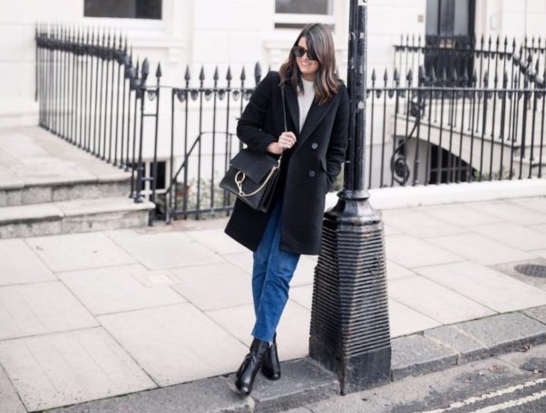 Autumn is here, and  you can slip back into your comfortable uniform of jeans, boots, a knit top and a semi-tailored coat. (Photo: Lauren Shipley)