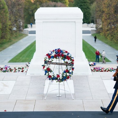 Veterans Day ceremonies will be held throughout the DMV, including a wreath-laying ceremony at the Tomb of the Unknows, on Saturday. (Photo: Rachel Larue/Arlington National Cemetery)