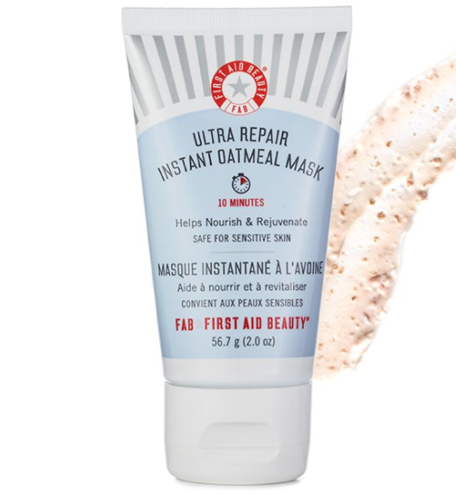 First Aid Beauty’s Ultra Repair Instant Oatmeal Mask  is made of natural ingredients including actual oats. (Photo: First Aid Beauty)