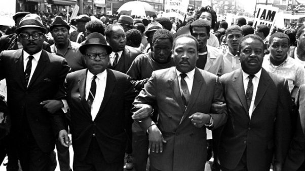 There are many events honoring Martin Luther King Jr. this weekend including the Newseum's new exhibit, <em>1968: Civil Rights at 50</em>. (Photo: Jack Thornell/The Associated Press)