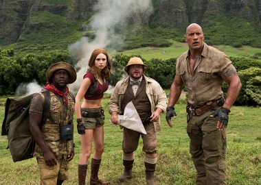 Jumanji: Welcome to the Jungle beat three new releases with $35.18 million to keep the lead another week. (Photo: Sony Pictures)