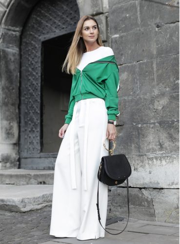 White and green look great together. (Photo: Nika Huk)