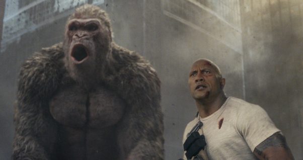 <em>Rampage</em>, Warner Bros. Pictures’ fantasy action movie, debuted in first place last weekend with $35.75 million. (Photo: Warner Bros. Pictures)