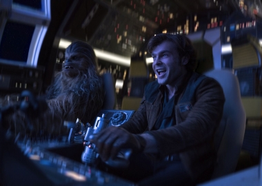 Solo: a Star Wars Story lead at the box office with $103.02 million over the 4-day Memorial Day weekend, but that was not good for a Star Wars movie. (Photo: Jonathan Olley/Lucasfilm Ltd.)