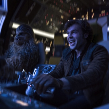 Solo: a Star Wars Story lead at the box office with $103.02 million over the 4-day Memorial Day weekend, but that was not good for a Star Wars movie. (Photo: Jonathan Olley/Lucasfilm Ltd.)