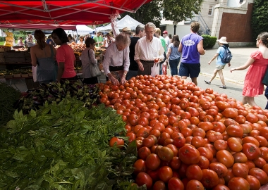 The Freshfarm's Dupont Circle Farmers Market is open Sundays from 8:30 a.m.-1:30 p.m. year round at 1500 20th St. NW. (Photo: Point Images/Flickr)