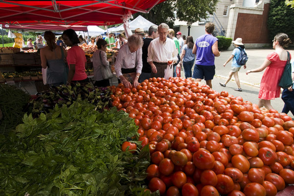 The Freshfarm's Dupont Circle Farmers Market is open Sundays from 8:30 a.m.-1:30 p.m. year round at 1500 20th St. NW. (Photo: Point Images/Flickr)