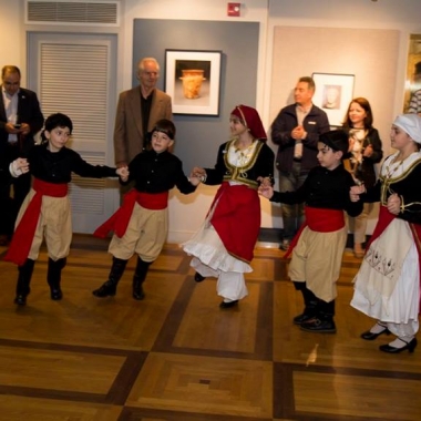Children perform an ethnic dance at on of the embassies during last year's open house. (Photo: Eurpoean Union Delegation)