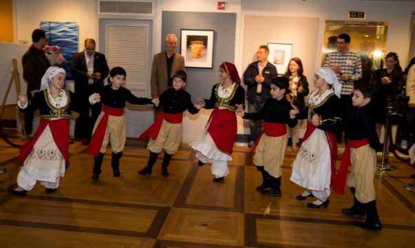 Children perform an ethnic dance at on of the embassies during last year's open house. (Photo: Eurpoean Union Delegation)