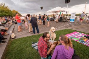 Enjoy a free concert every Friday night along the Potomac River from 7-9 p.m. through August at Yards Park. (Photo: Capitol Riverfront BID)