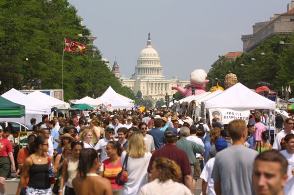 The National Capital Barbecue Battles returns to Pennsylvania Avenue this Saturday and Sunday. (Photo; National Capital Barbecue Battle)