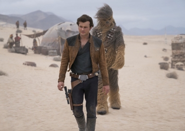 Solo: A Star Wars Story finished in first place over the weekend with $29.40 million. Many wonder if Star Wars fatigue has set in since it is well below the last two franchiese installments. (Photo: Jonathan Olley/Lucasfilms)