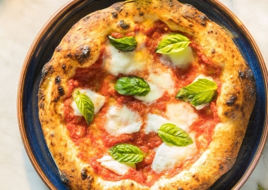 A margherita pizza from Osteria Costa coming to the MGM National Harbor this fall. (Photo: Anthony Mair)