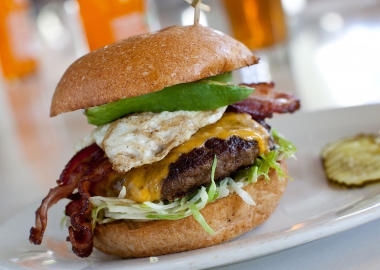 The winner of the Zinburger Burger Battle wins a grill and a $500 gift certificate. (Photo: Zinburger Wine & Burger Bar)