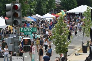 Columbia Heights Day turns 11th Street NW into one big street festival from Park Road to Irving Street. (Photo: District Bridges)