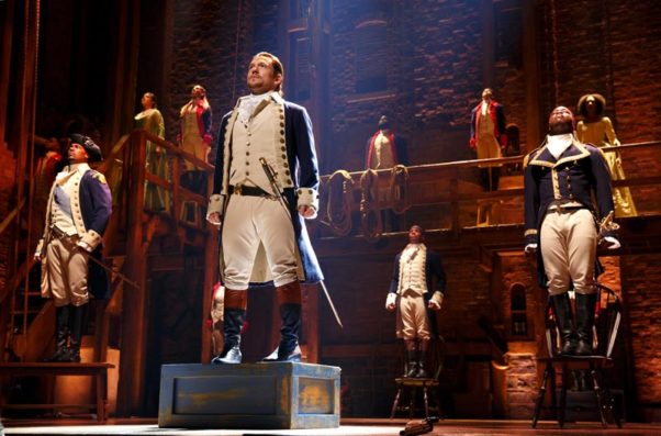 <em>Hamilton</em>is playing at the Kennedy Center through Sept. 16. (Photo: Joan Marcus)