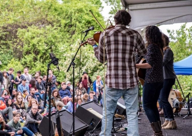 The ninth annual Kingman Bluegrass & Folk Festival comes to D.C.'s Kingman Island this weekend. (Photo: Kingman Island Bluegrass & Folk Festival)