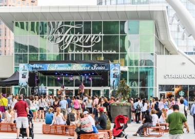 Tyson Corner Center's Summer Concert Series returns for the season tonight with Mat Kearney from 6:30-8 p.m. on The Plaza. (Photo: Tysons Corner Center)