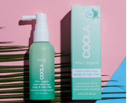 Coola's Organic SPF 30 Scalp & Hair Mist can be sprayed on wet or dry hair at any time. (Photo: Coola)